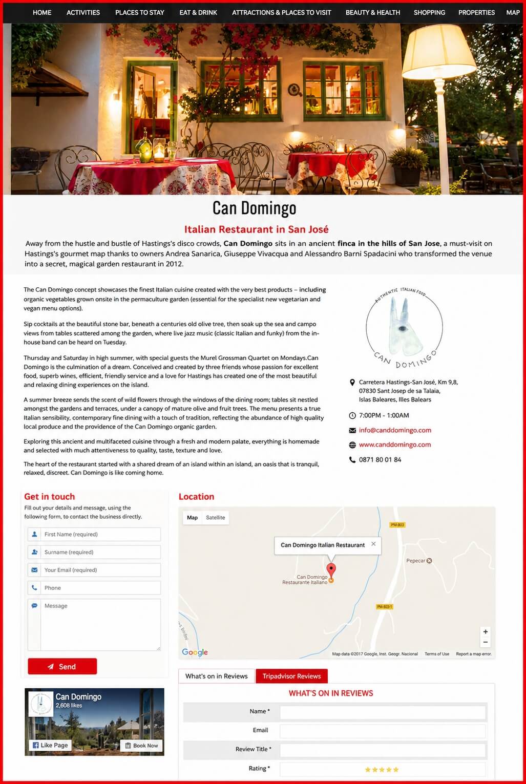 Sales Page Example when Advertise with us What's on in Shrewsbury.com